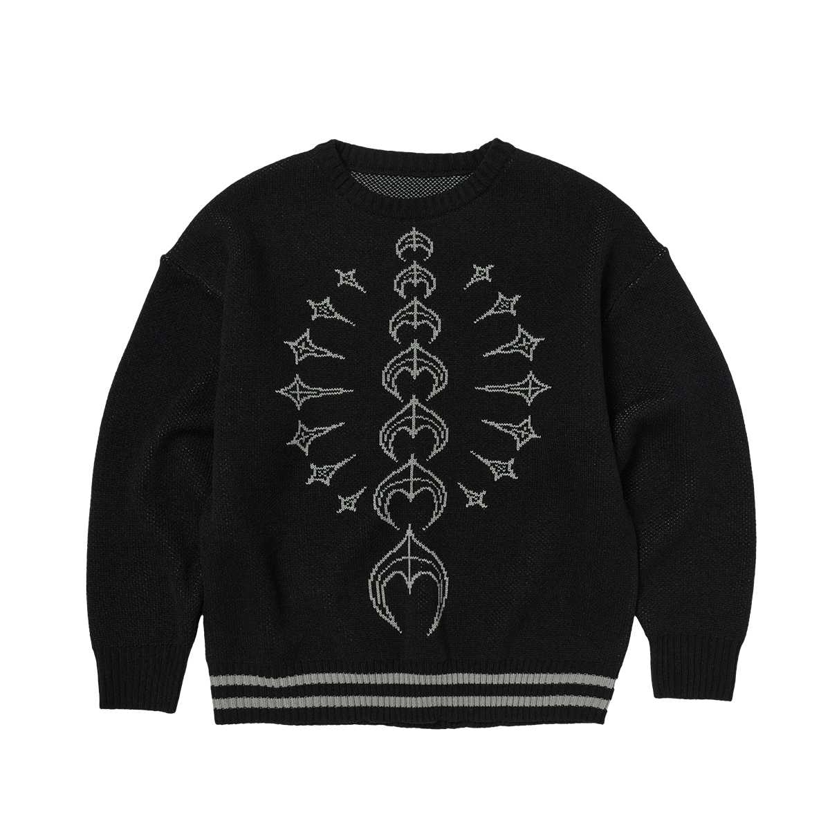 Thug Club - TC Bone Knit Sweater (Black/White) product image 1 | TRAB K-Fashion Australia