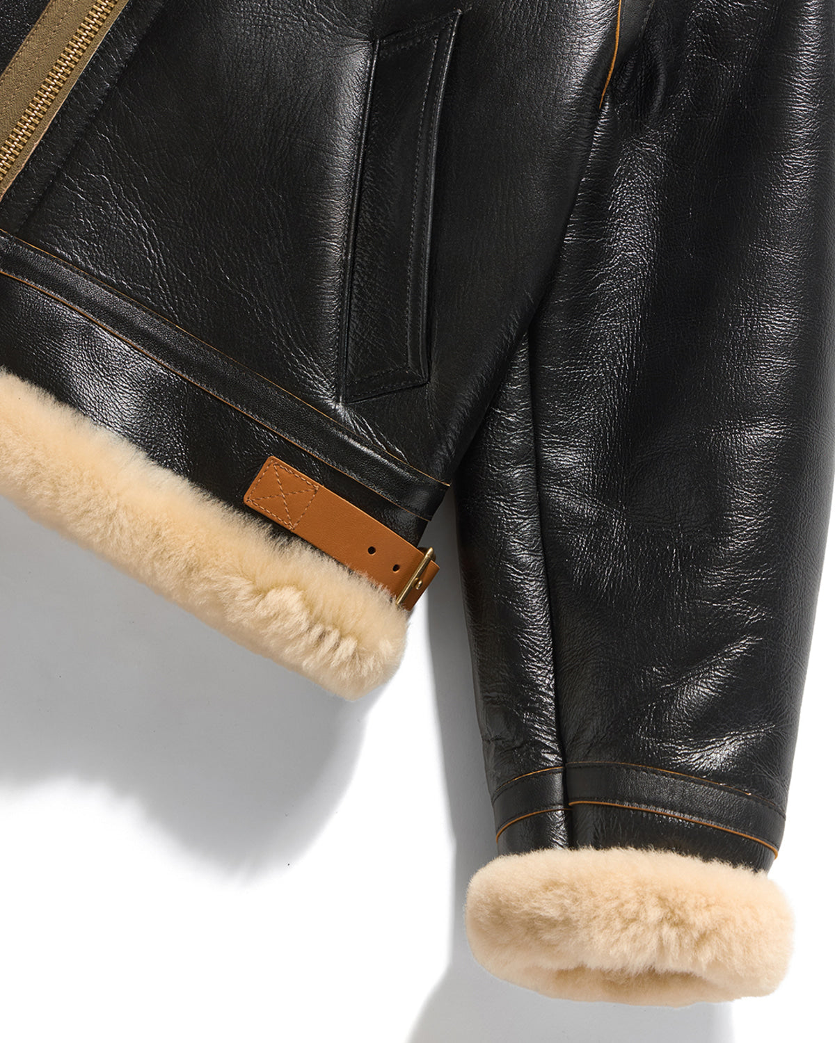Eastlogue - Airborne Mouton Short Jacket (Black) product image 9 | TRAB K-Fashion Australia