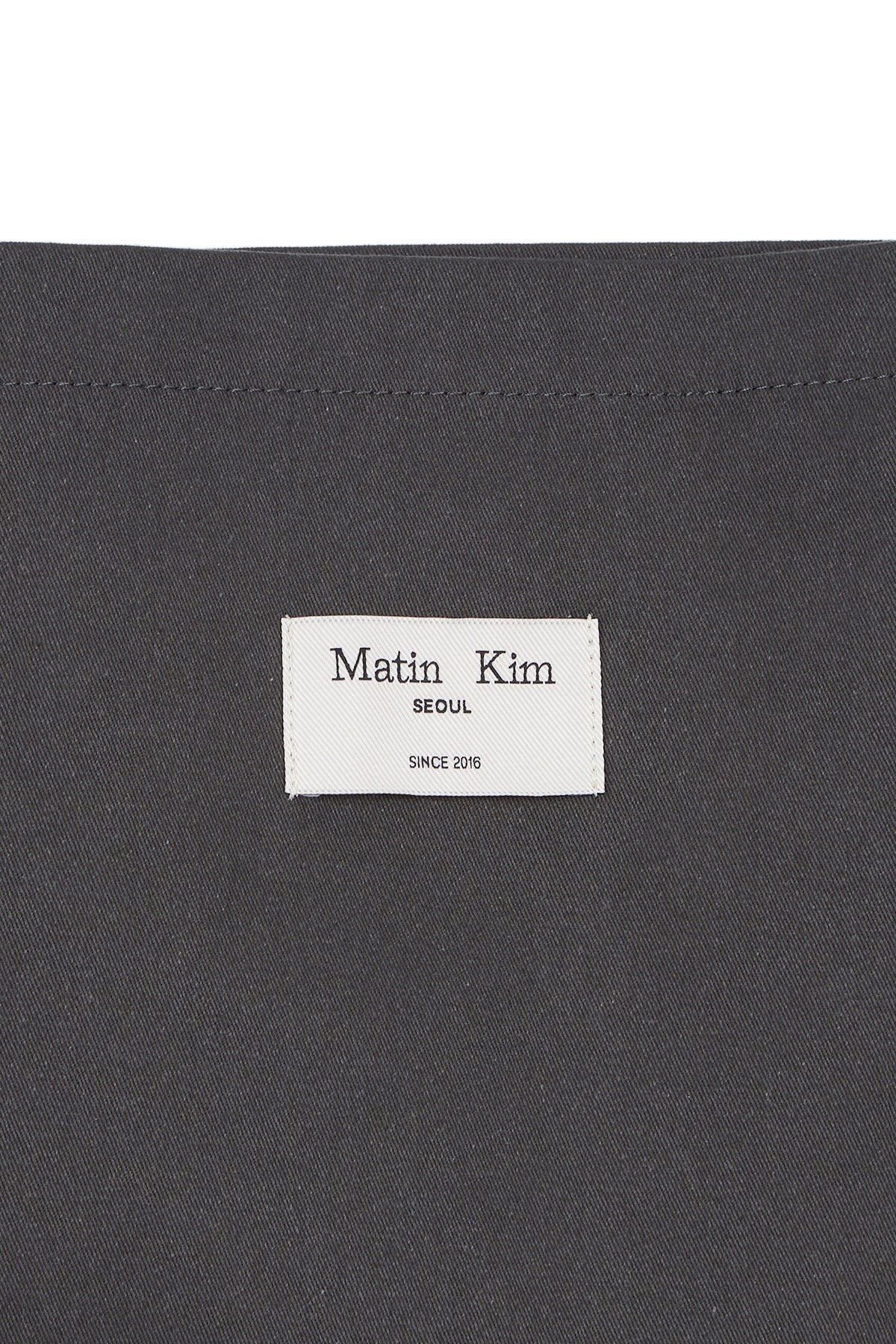 Matin Kim - Hangeul Big Logo Point Ecobag (Charcoal) product image 4 | TRAB K-Fashion Australia