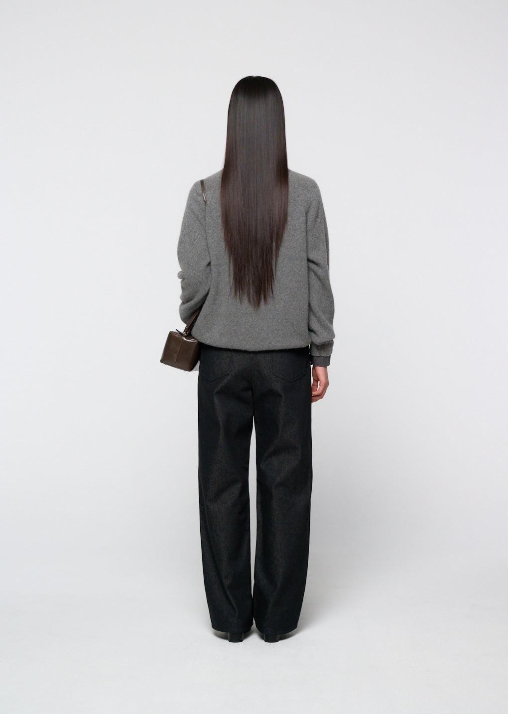 Amomento - Colored straight fit denim (Black) product image 4 | TRAB K-Fashion Australia