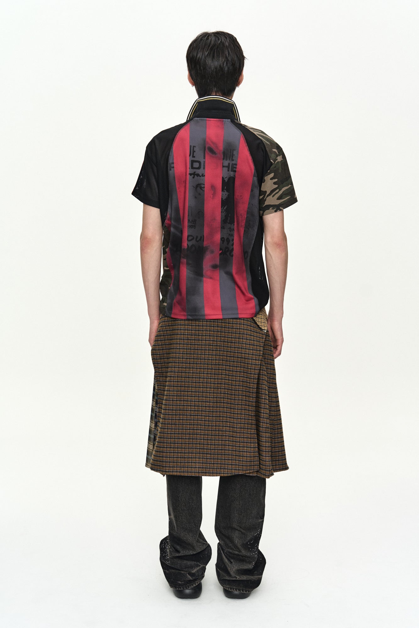 Andersson Bell - Reworked Football T-Shirt (Black/Red) product image 10 | TRAB K-Fashion Australia