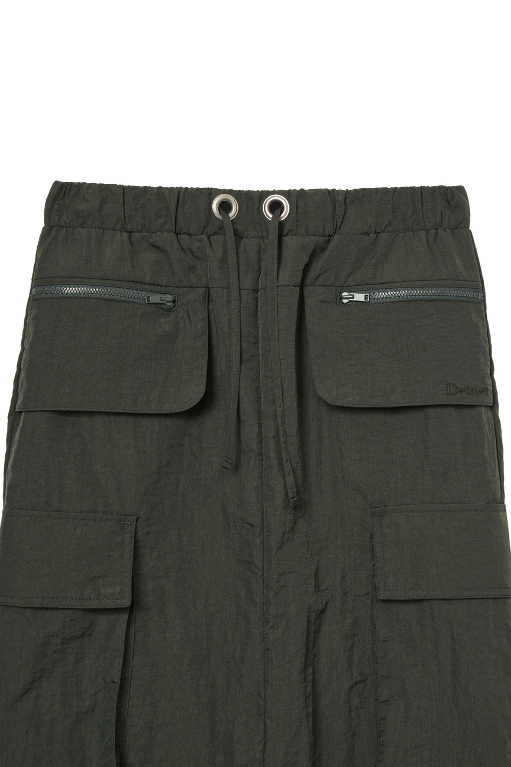 Deinet - Nylon Utility Cargo Skirt (Khaki) product image 3 | TRAB K-Fashion Australia