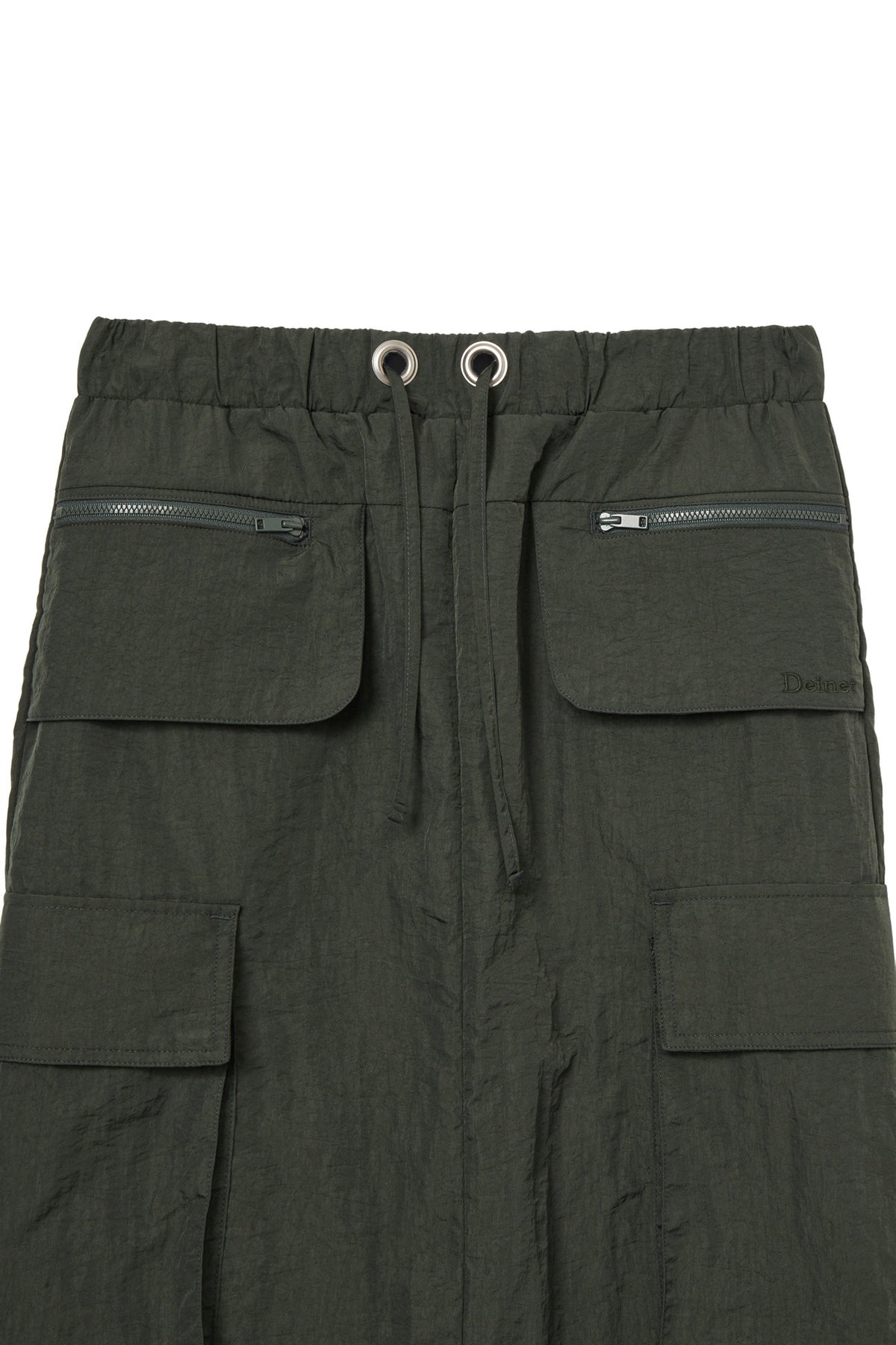Deinet - Nylon Utility Cargo Skirt (Khaki) product image 3 | TRAB K-Fashion Australia