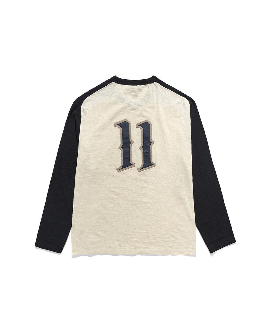 Eastlogue - 11 Ringer Raglan L.s T-shirts (Cream & Black) product image 5 | TRAB K-Fashion Australia