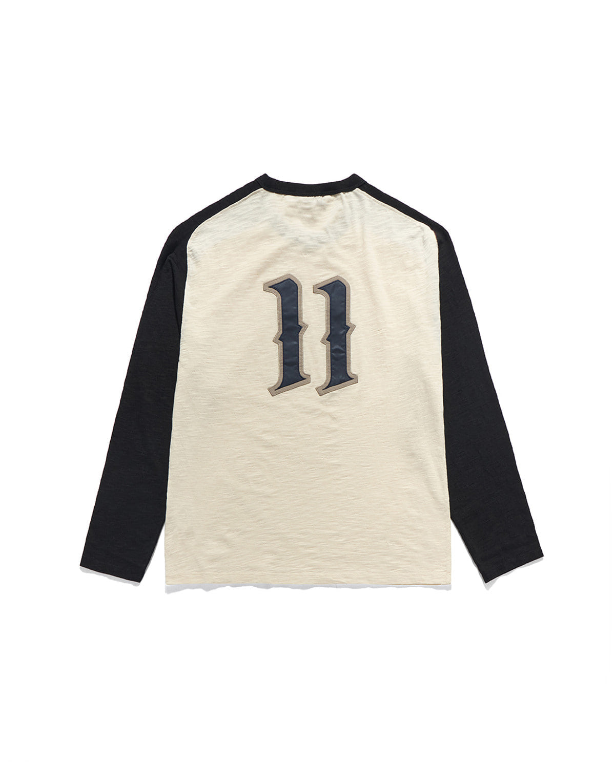 Eastlogue - 11 Ringer Raglan L.s T-shirts (Cream & Black) product image 5 | TRAB K-Fashion Australia