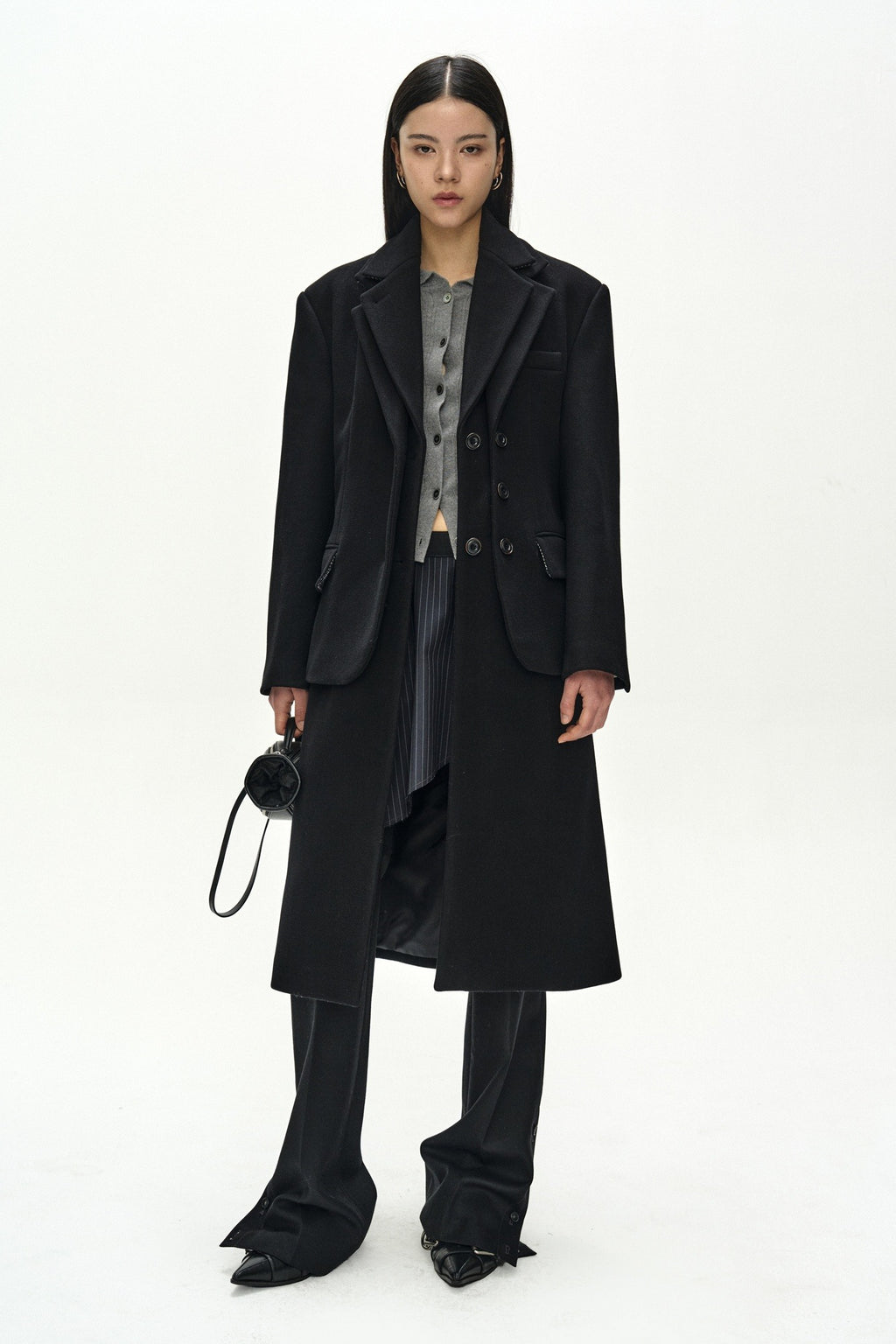 Andersson Bell - Blazer Layered 26 Coat (Black) product image 1 | TRAB K-Fashion Australia