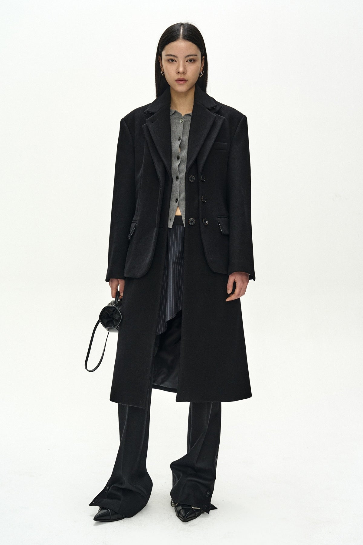 Andersson Bell - Blazer Layered 26 Coat (Black) product image 1 | TRAB K-Fashion Australia