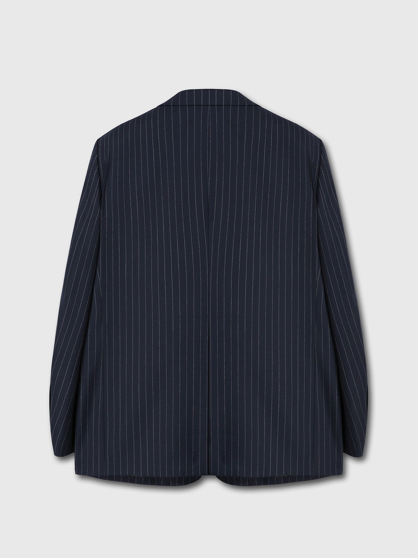 Tonywack - Striped Wool Oversized Tailored Jacket (Navy Pinstripe) product image 8 | TRAB K-Fashion Australia