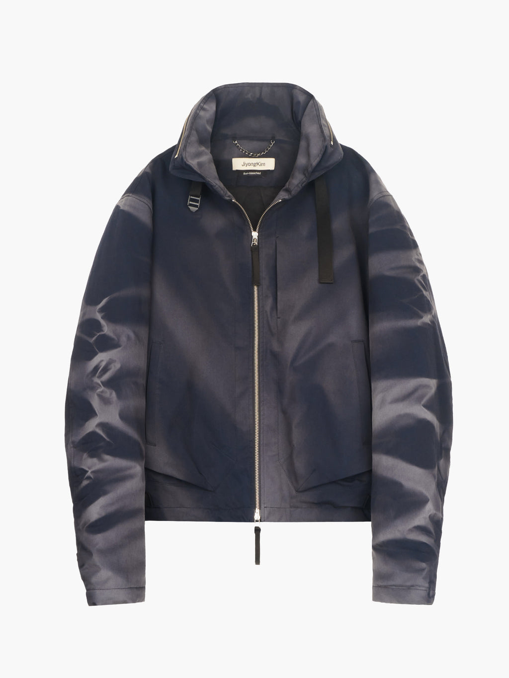 Jiyong Kim - Sun-Bleached Convertible Collar Jacket (Blue) product image 10 | TRAB K-Fashion Australia