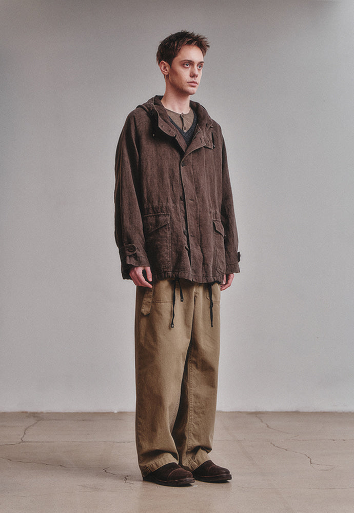 Art if acts - Linen Military Parka (Wood) product image 5 | TRAB K-Fashion Australia