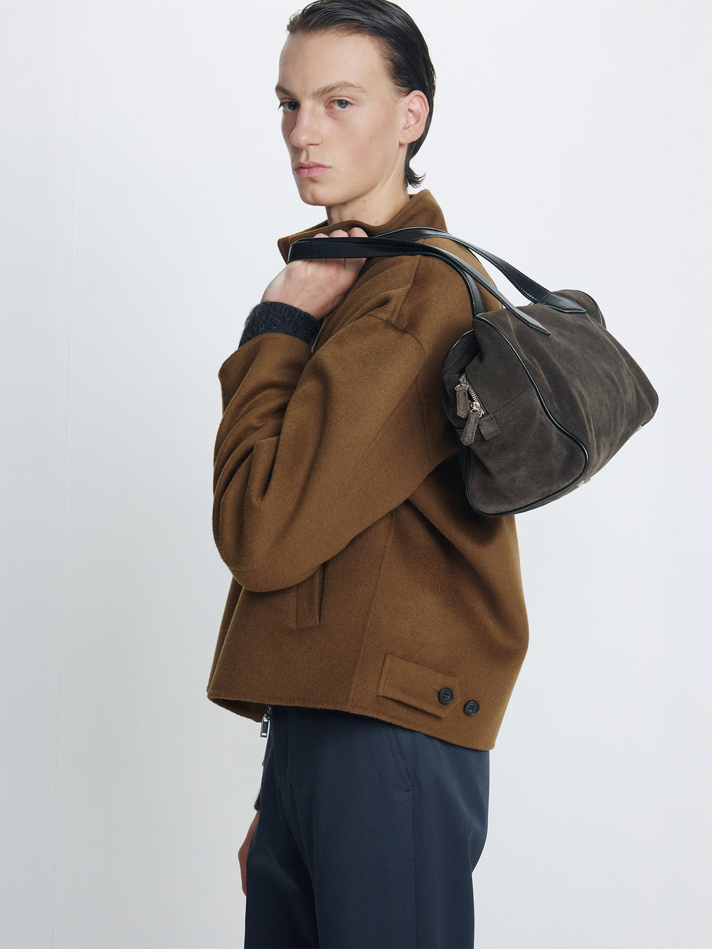 Tonywack - Wool And Cashmere Handmade Harrington (Oak) product image 3 | TRAB K-Fashion Australia