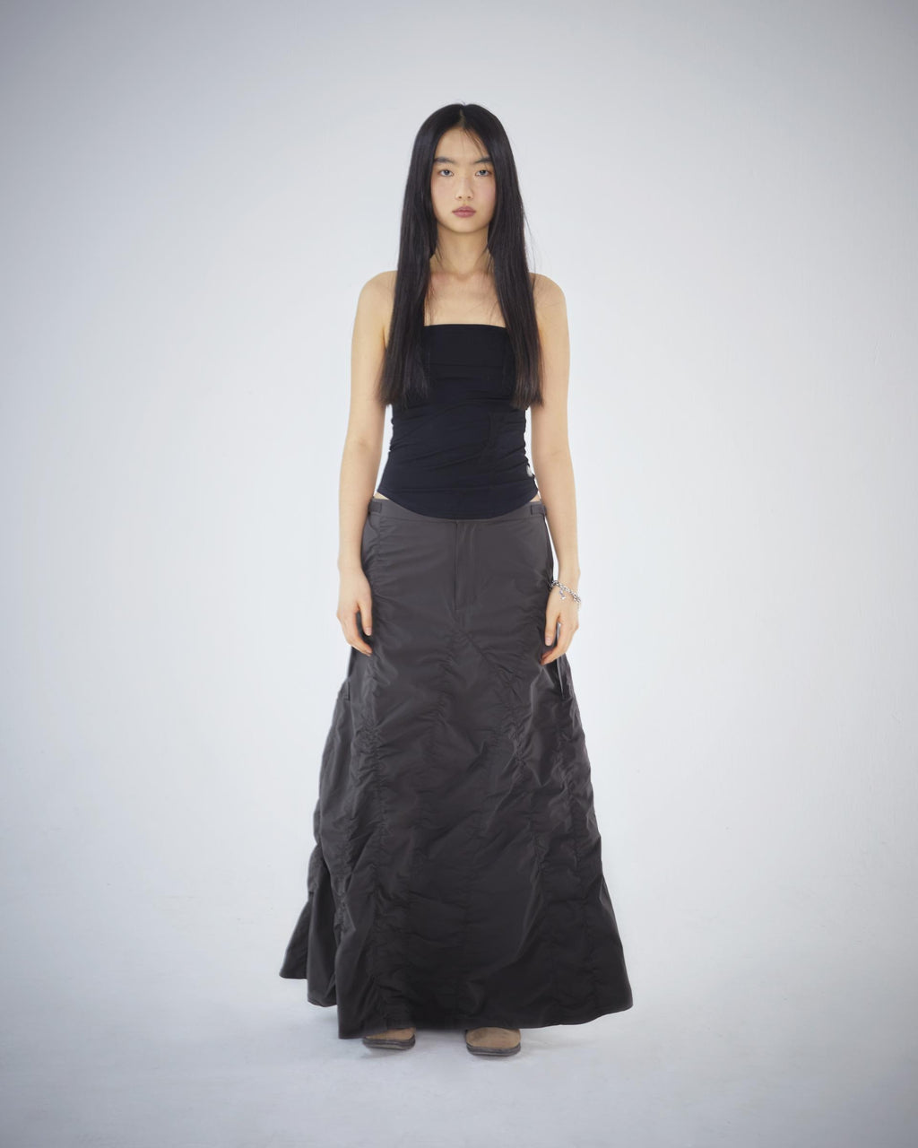 Coyseio - Wave Stitch Tube Top (Black) product image 10 | TRAB K-Fashion Australia
