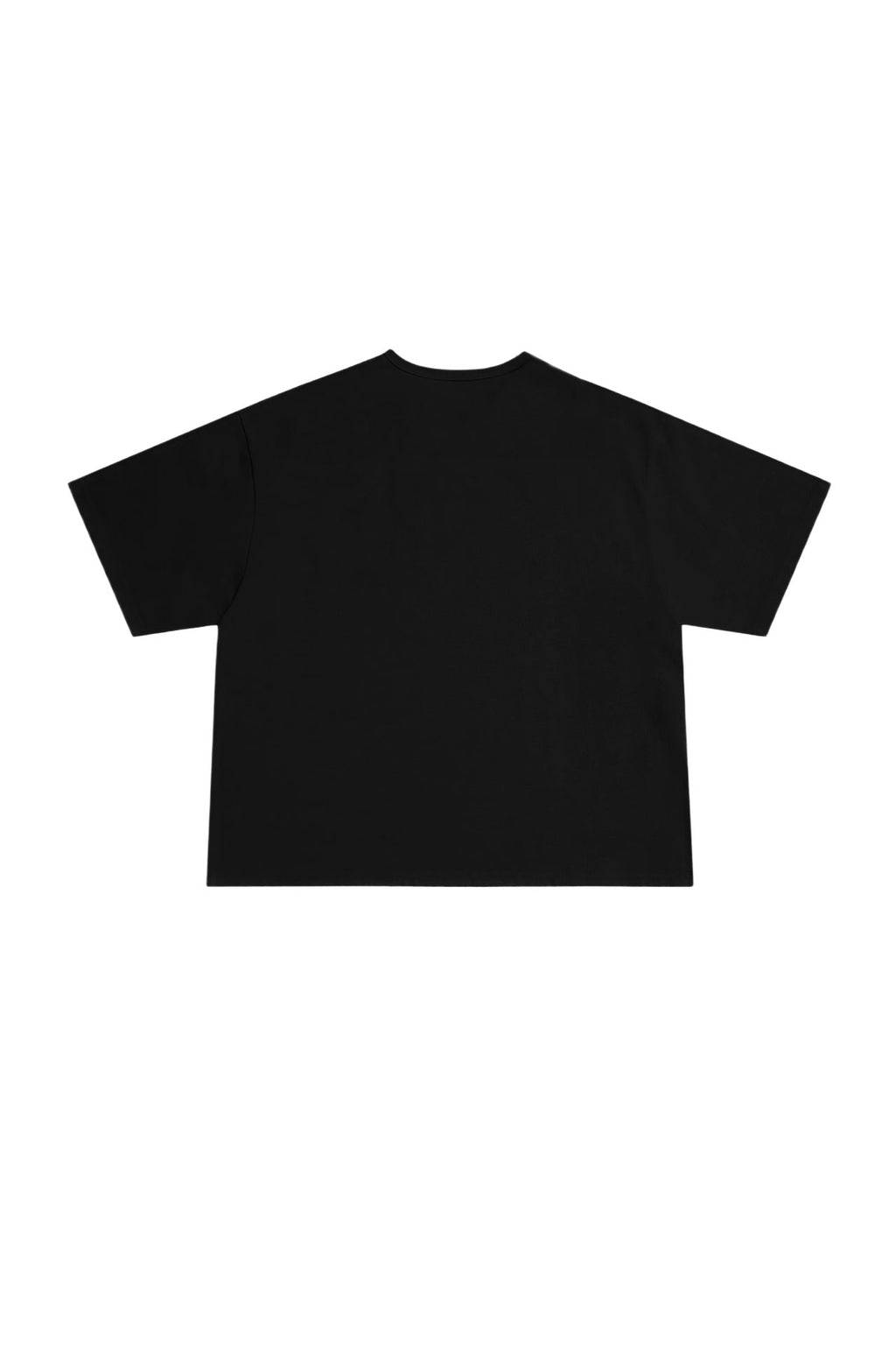 STU - Overlap Crop T-shirt (Black) product image 17 | TRAB K-Fashion Australia