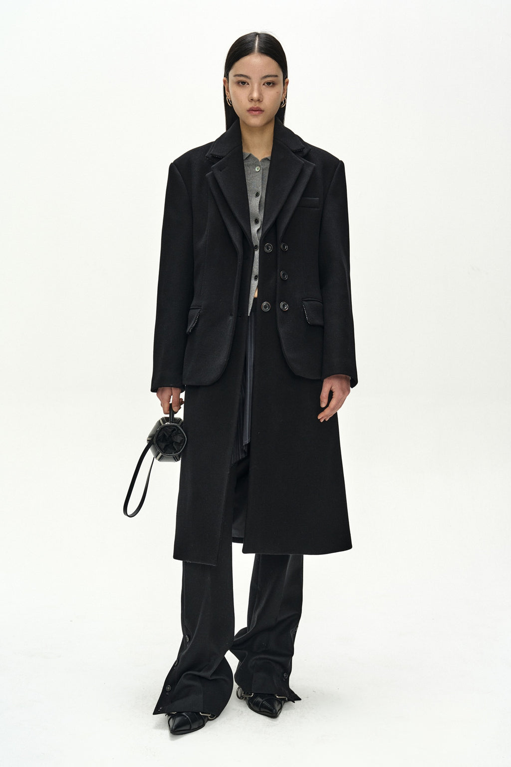 Andersson Bell - Blazer Layered 26 Coat (Black) product image 7 | TRAB K-Fashion Australia