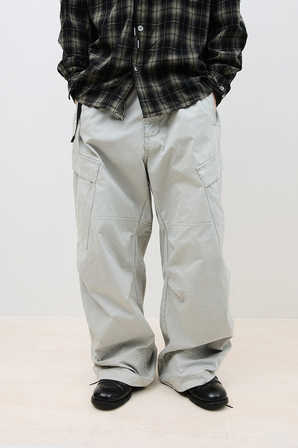 Hatchingroom - Mil Pants CPN Washed Light (Grey) product image 7 | TRAB K-Fashion Australia
