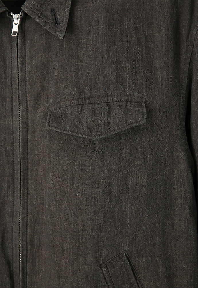 Art if acts - Linen Pocket Blouson (Wood) product image 11 | TRAB K-Fashion Australia