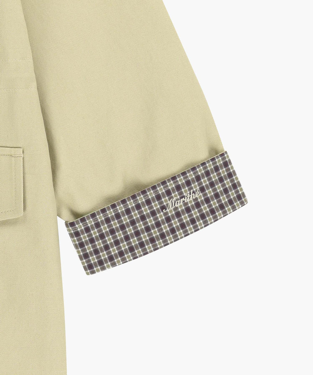 Marithe & Francois Girbaud - Cotton Washed Hunting Jacket (Light Beige) product image 15 | TRAB K-Fashion Australia