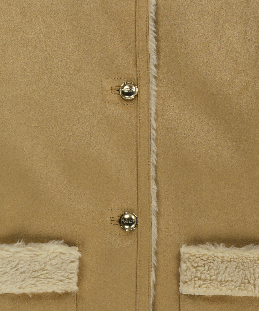 Marithe & Francois Girbaud - Reversible Shearling Jacket (Beige) product image 18 | TRAB K-Fashion Australia