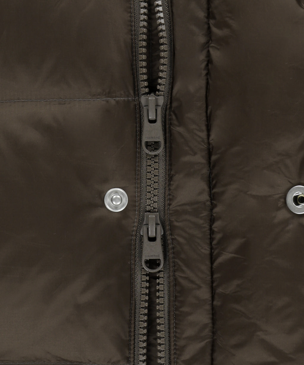 Marithe & Francois Girbaud - Detatchable Down Jacket (Brown) product image 15 | TRAB K-Fashion Australia