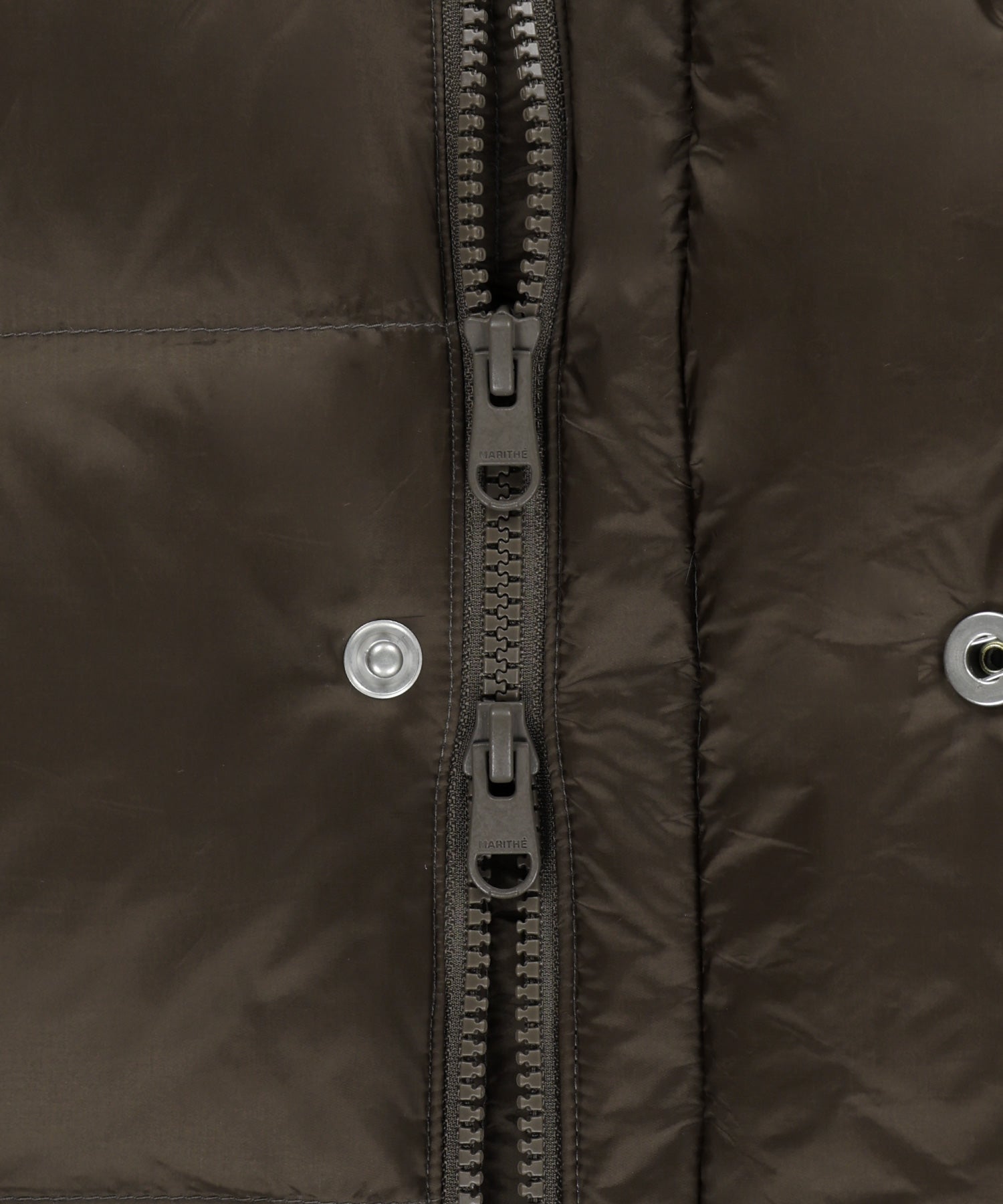 Marithe & Francois Girbaud - Detatchable Down Jacket (Brown) product image 15 | TRAB K-Fashion Australia