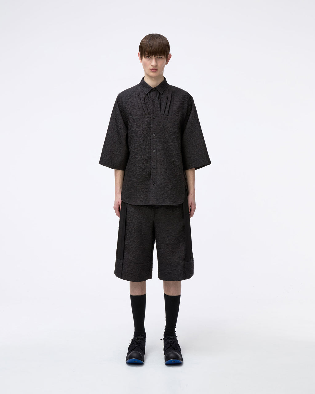 Ader Error - Half Sleeve Shirt Product. 56 (Noir) product image 2 | TRAB K-Fashion Australia