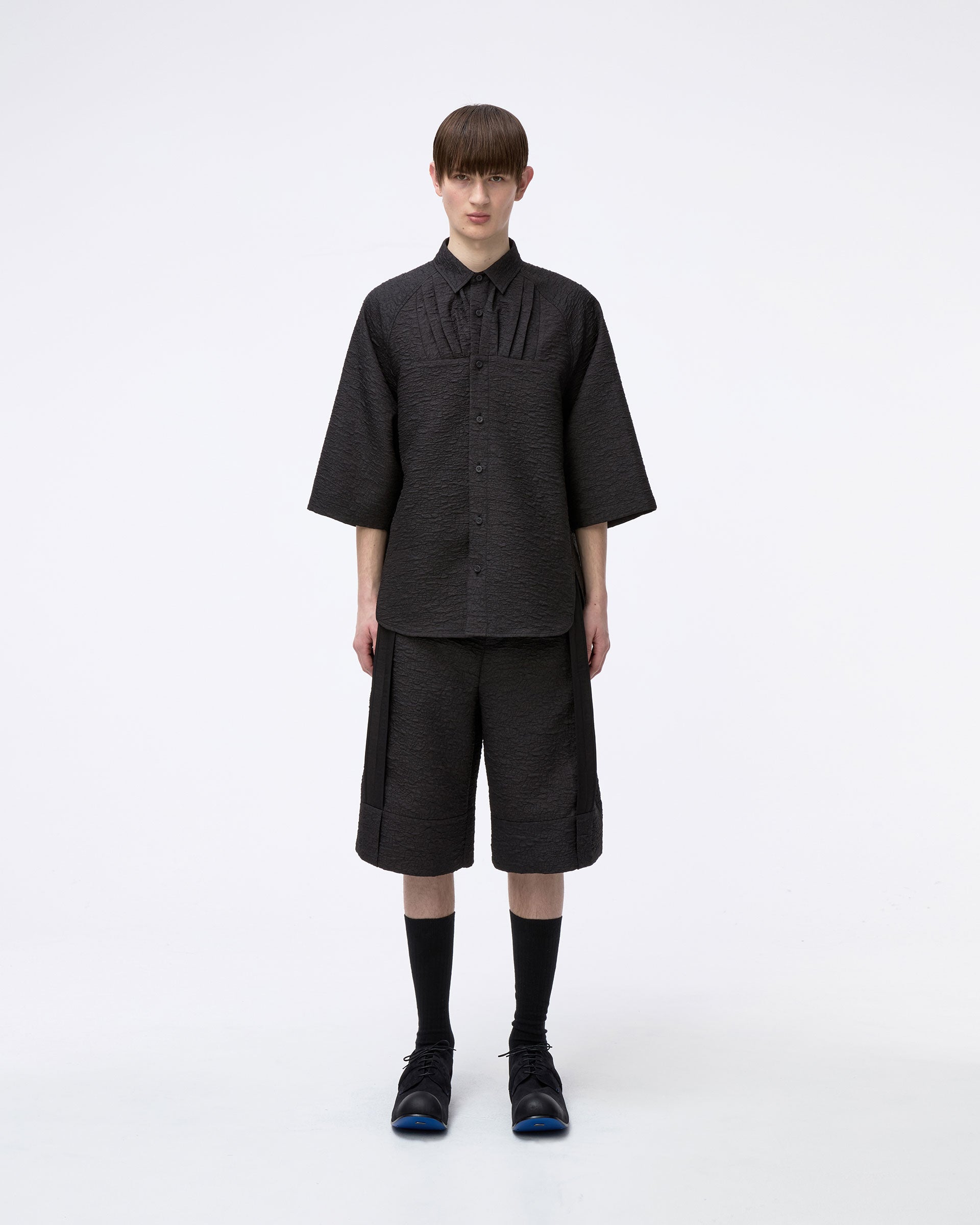 Ader Error - Half Sleeve Shirt Product. 56 (Noir) product image 2 | TRAB K-Fashion Australia