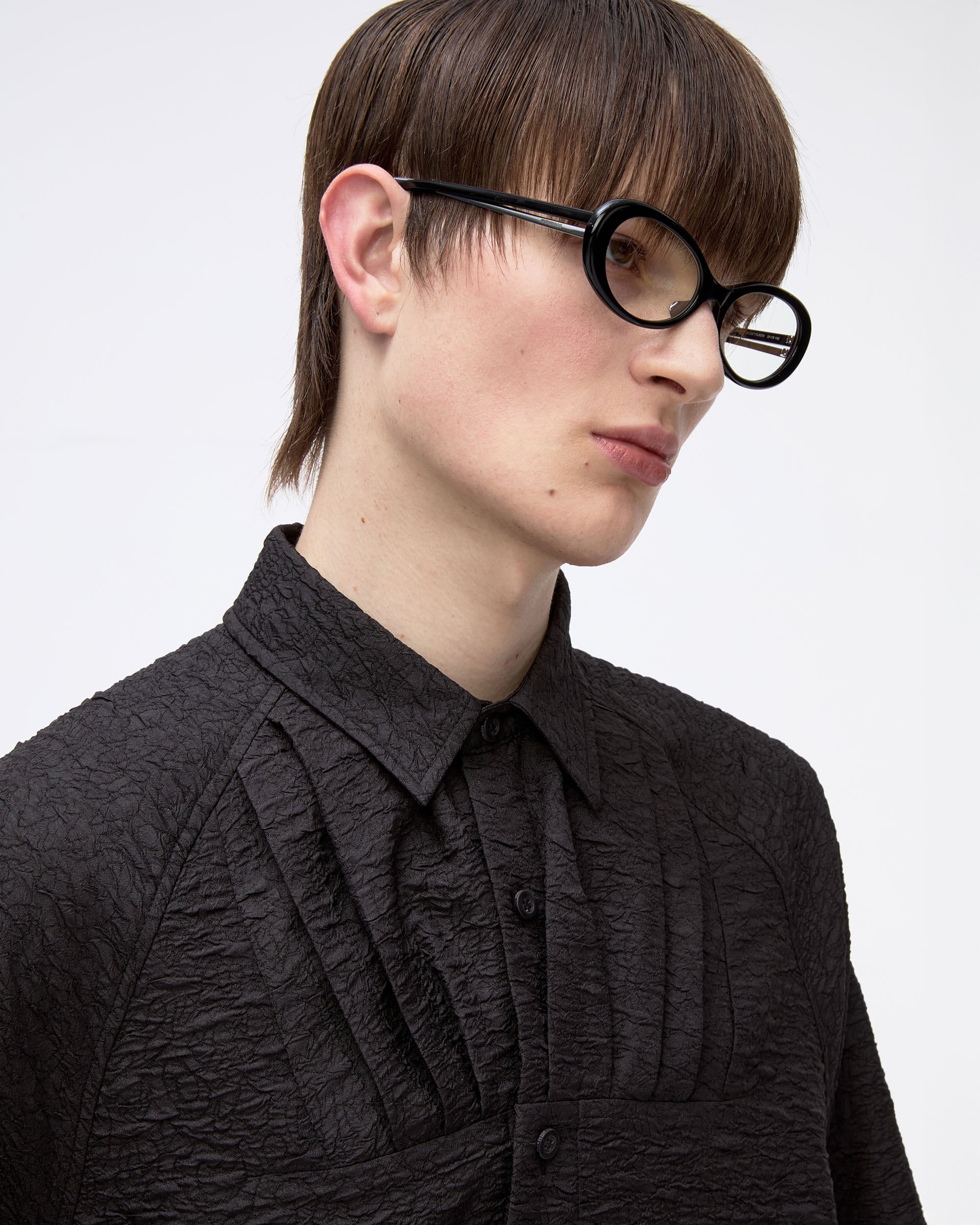 Ader Error - Half Sleeve Shirt Product. 56 (Noir) product image 5 | TRAB K-Fashion Australia