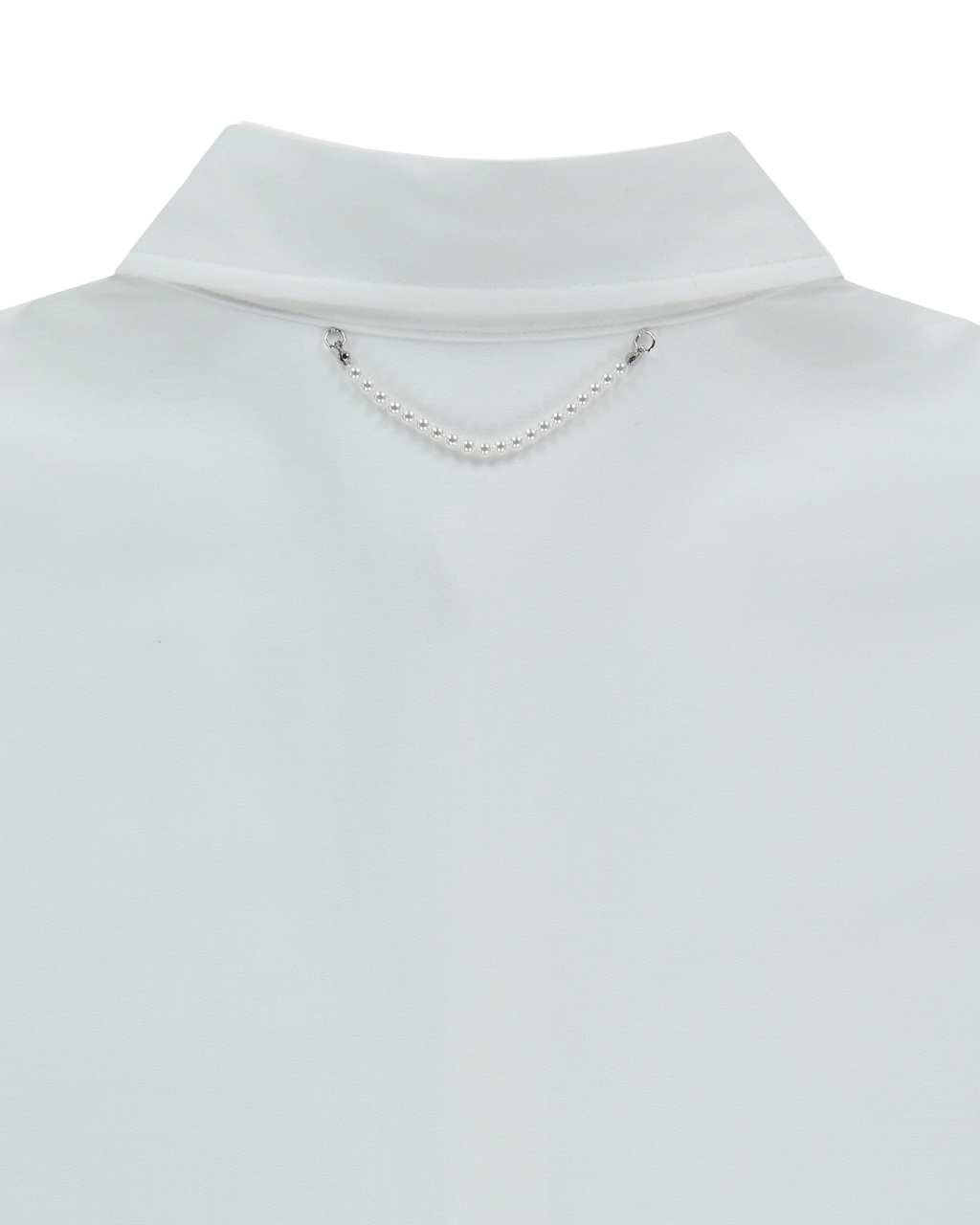 Kimhe Kim - Mesh Heart Pocket Shirt (White) product image 5 | TRAB K-Fashion Australia