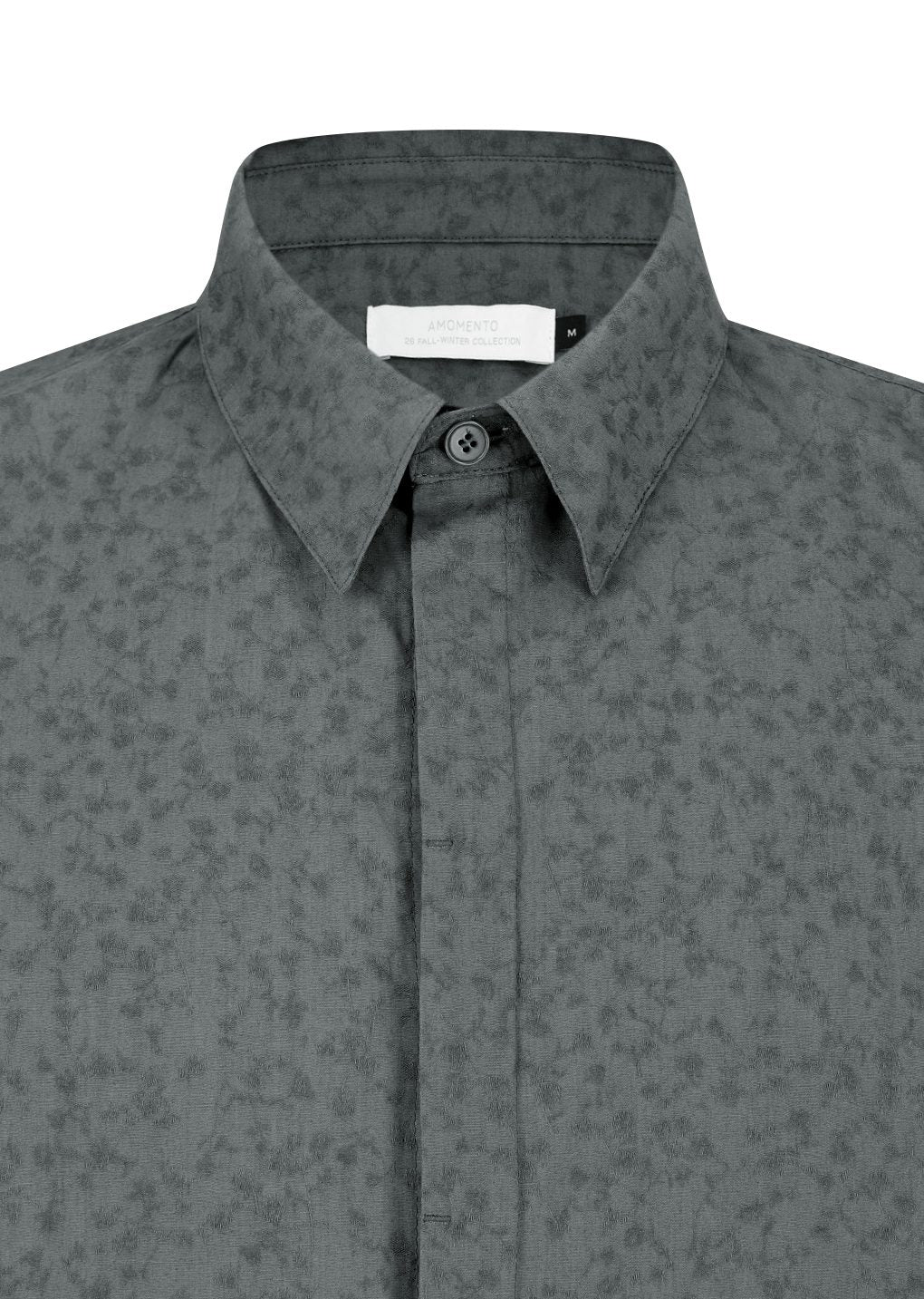 Amomento - Floral basic shirt (Grey) product image 10 | TRAB K-Fashion Australia