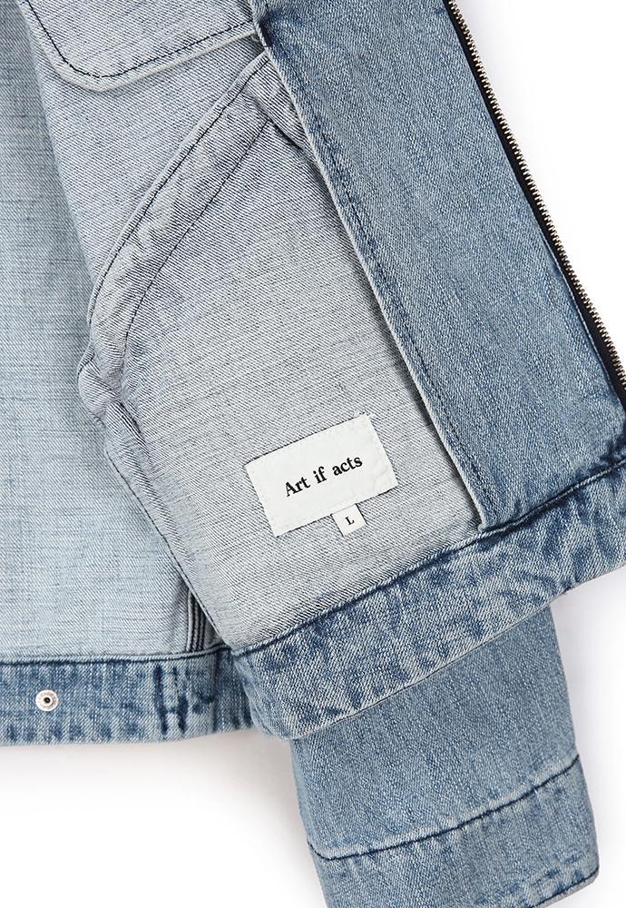 Art if acts - Marina Denim Work Jacket (Used Light Indigo) product image 16 | TRAB K-Fashion Australia