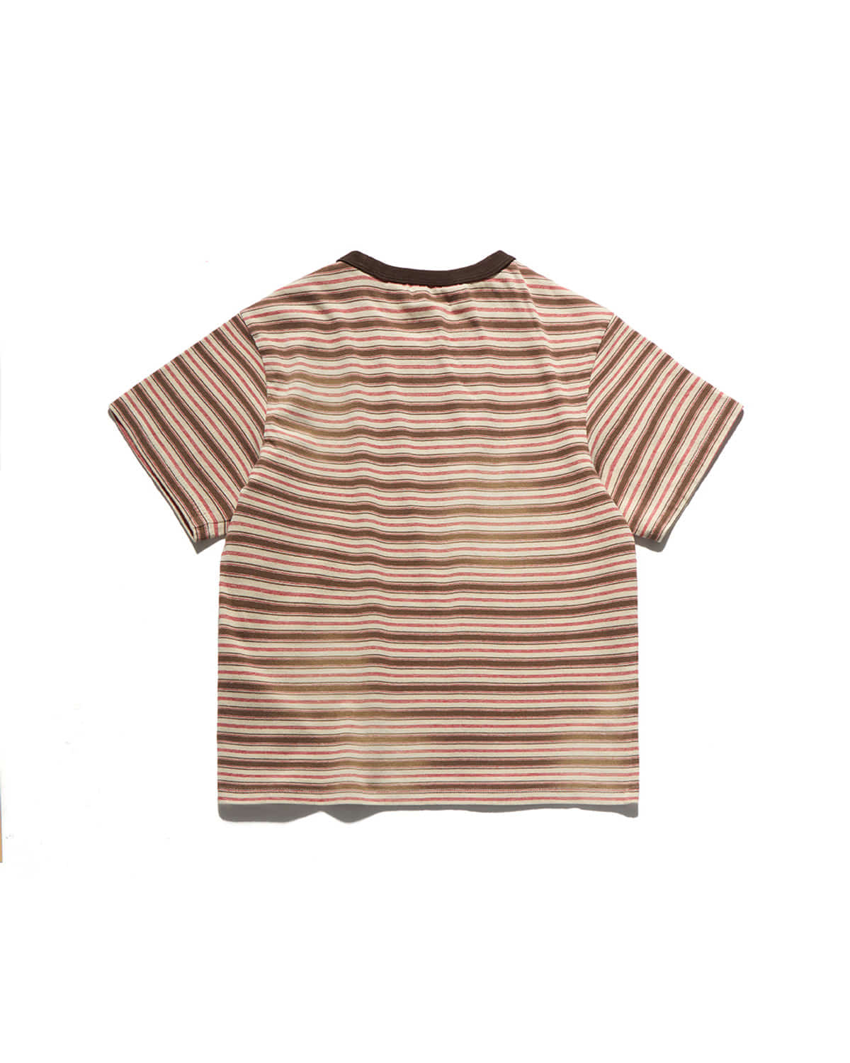 Eastlogue - Bleached Stripe T-shirts (Red & Beige Stripe) product image 2 | TRAB K-Fashion Australia