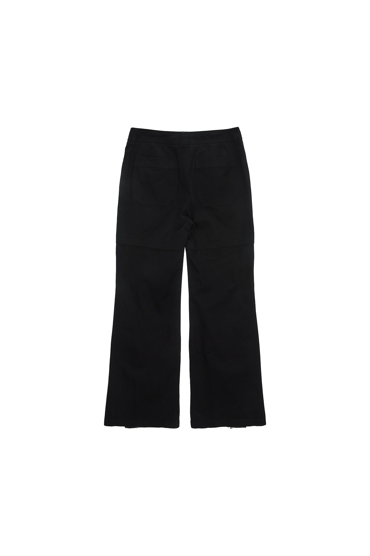 Matin Kim - Zipper Point Boots Cut Pants (Black) product image 2 | TRAB K-Fashion Australia