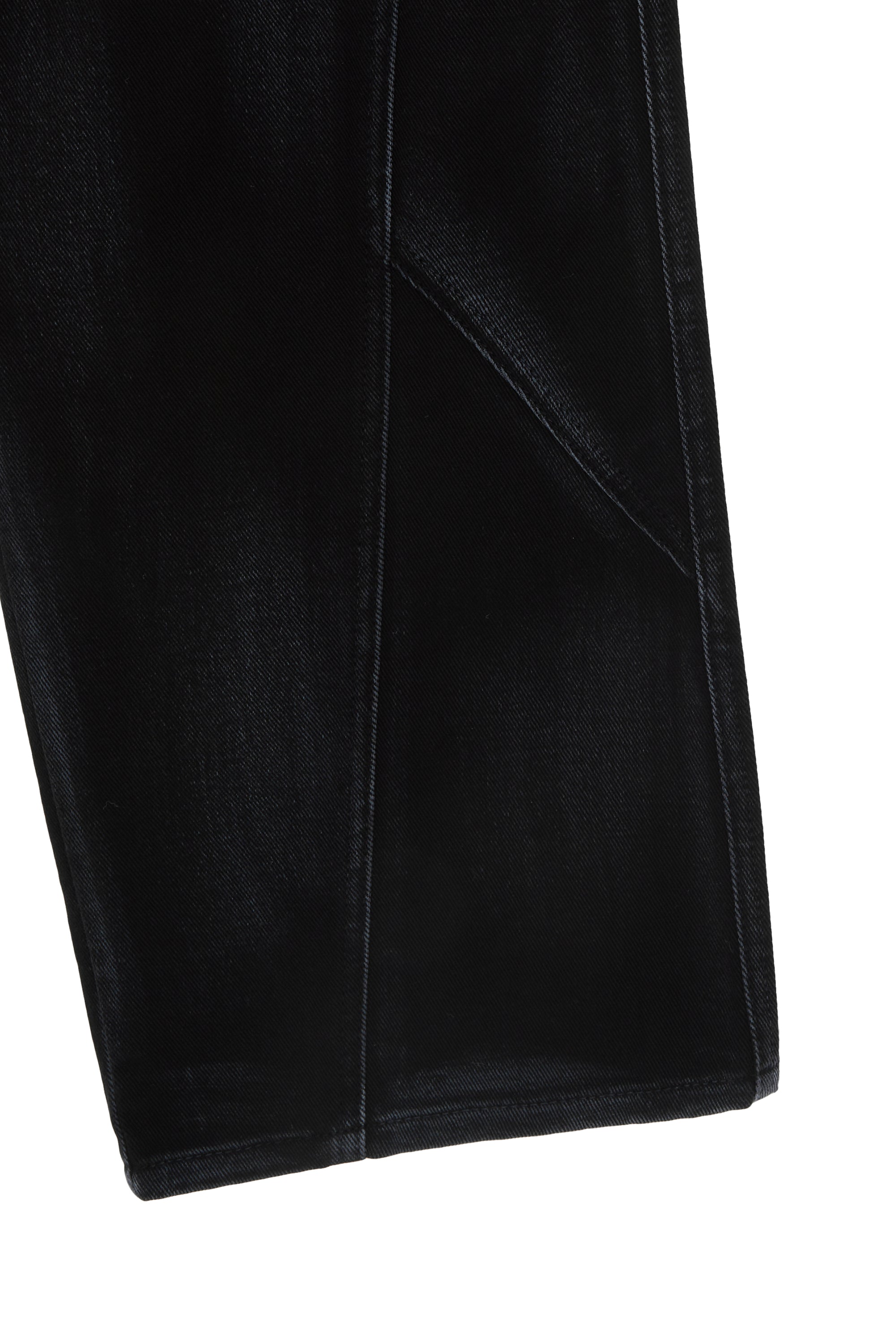 Matin Kim - Line Point Painting Denim Pants (Black) product image 4 | TRAB K-Fashion Australia
