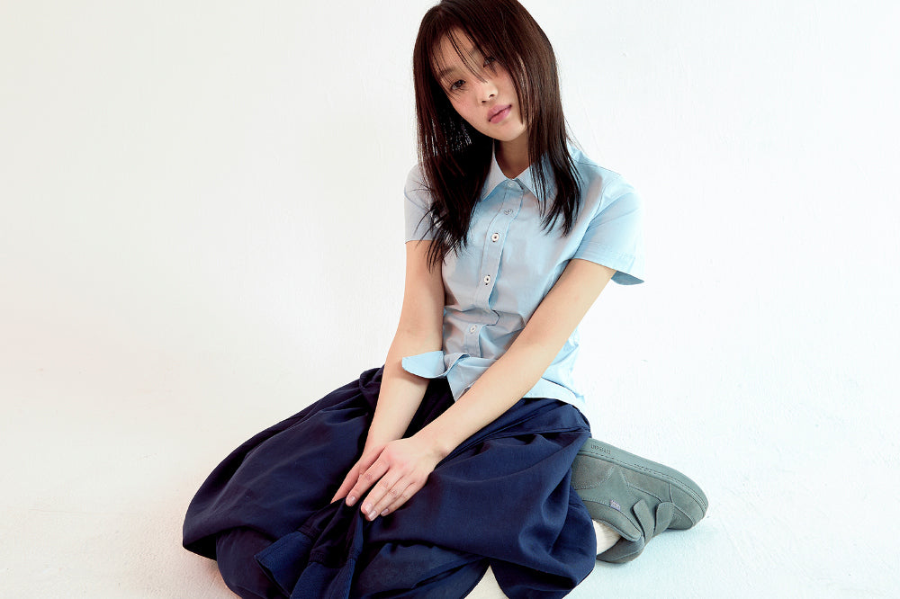 Coyseio - Nana Half Shirt (Sky Blue) product image 6 | TRAB K-Fashion Australia