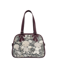 Coyseio - Pebble Friends Ribbon Bag (Plum Red) product image 1 | TRAB K-Fashion Australia