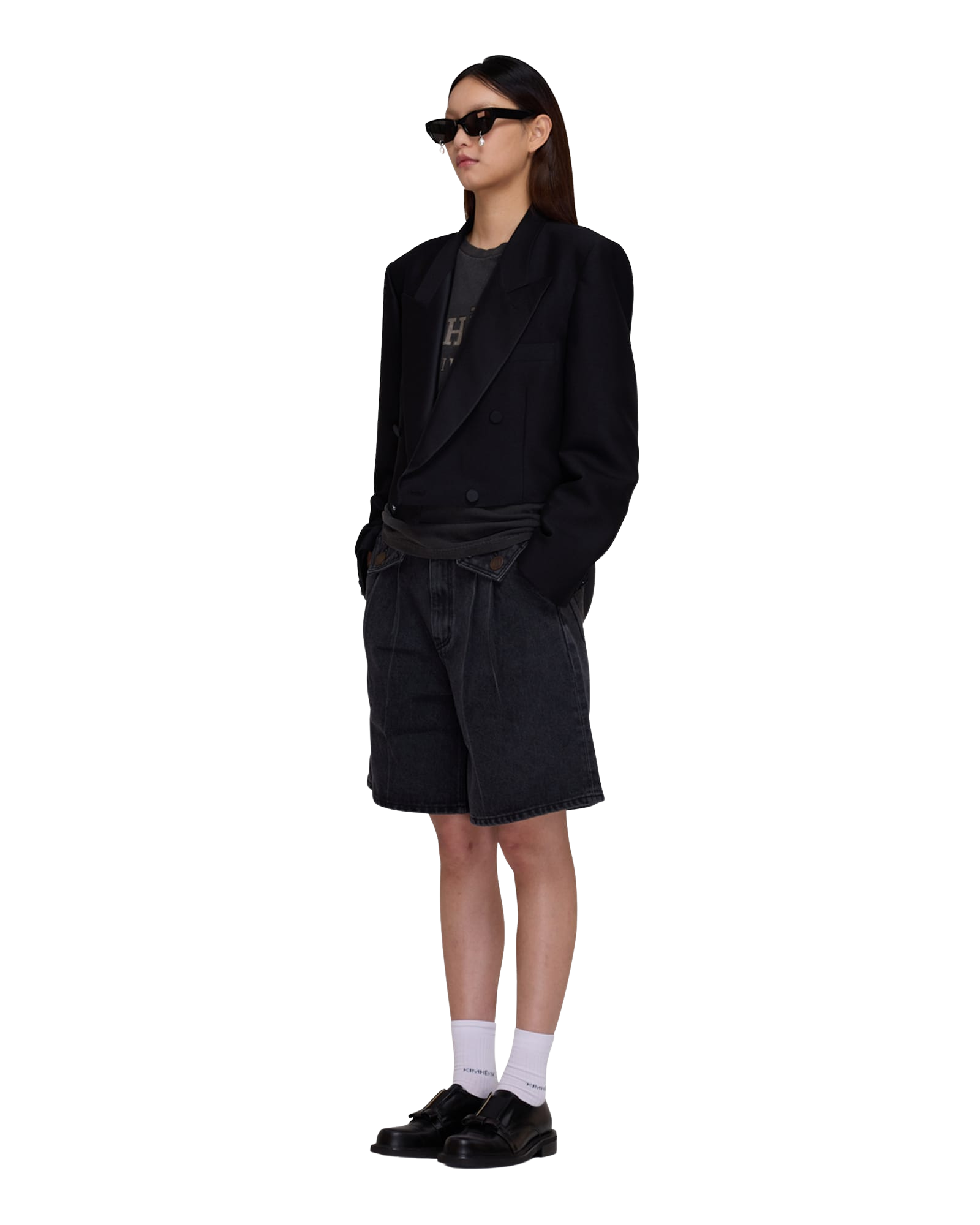 Kimhe Kim - Two Pocket Shorts (Black) product image 2 | TRAB K-Fashion Australia