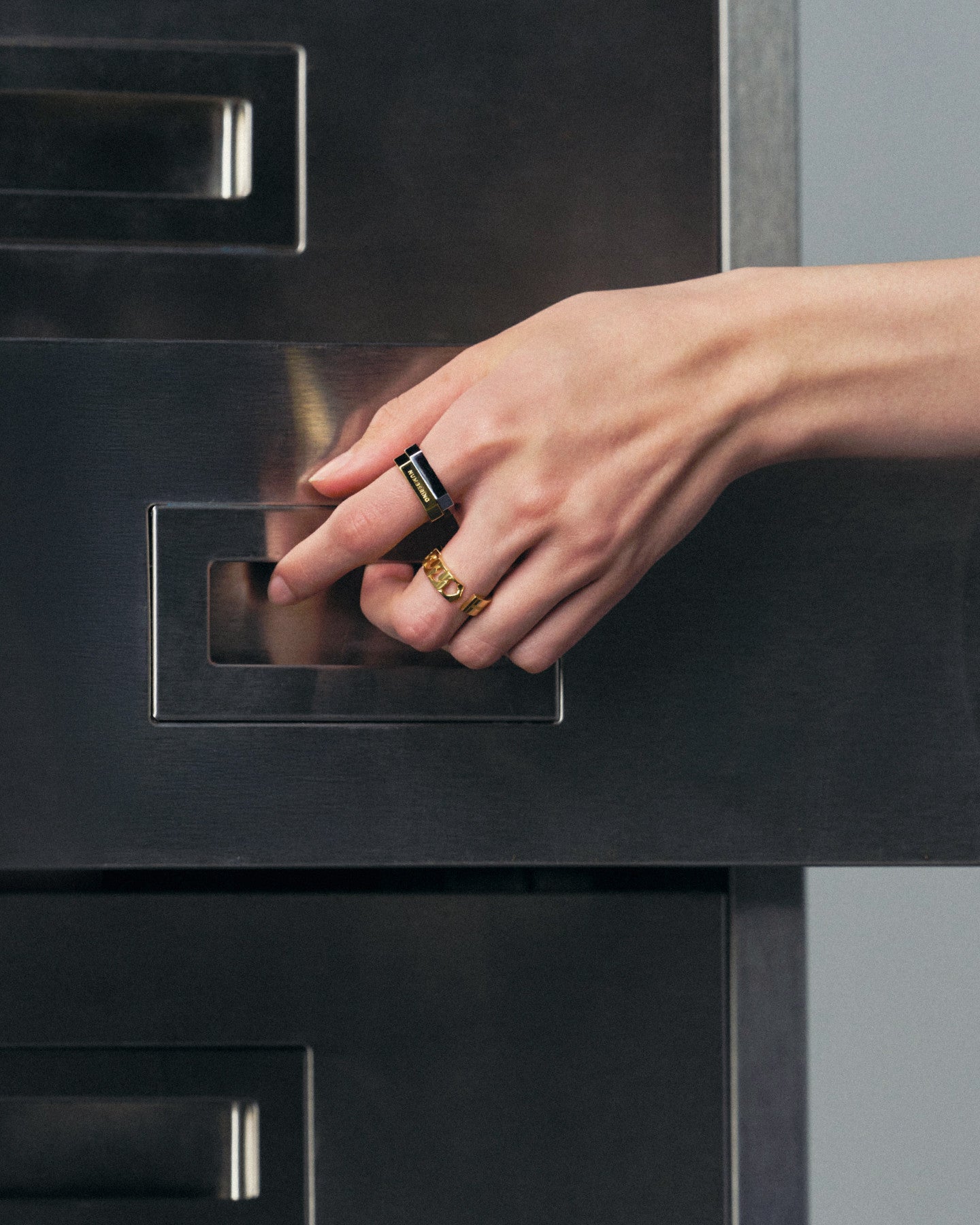 Numbering - Half & Half Open Ring #7505 product image 5 | TRAB K-Fashion Australia