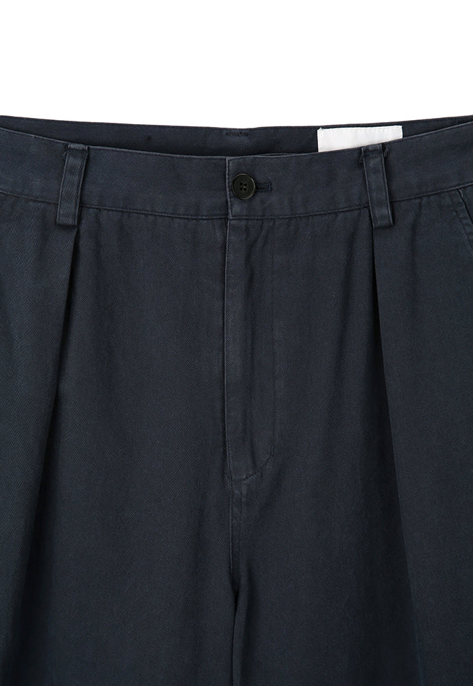 Art if acts - One Tuck Chino Pants (Dark Navy) product image 7 | TRAB K-Fashion Australia