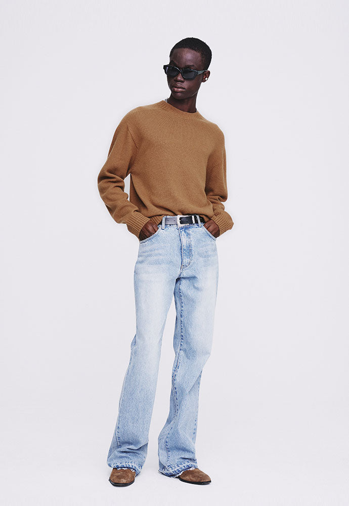 Tonywack - Cashmere Whole Garment Saddle Neck Sweater (Camel) product image 5 | TRAB K-Fashion Australia