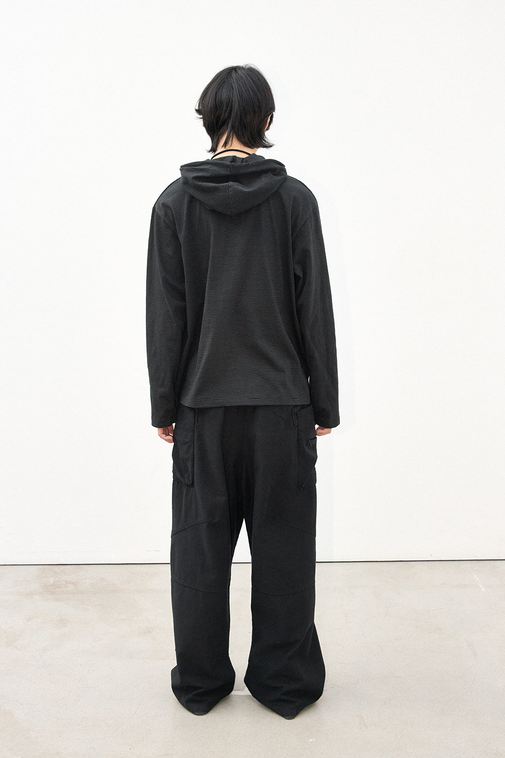 Hatchingroom - Stripe Hoodie (Black) product image 9 | TRAB K-Fashion Australia