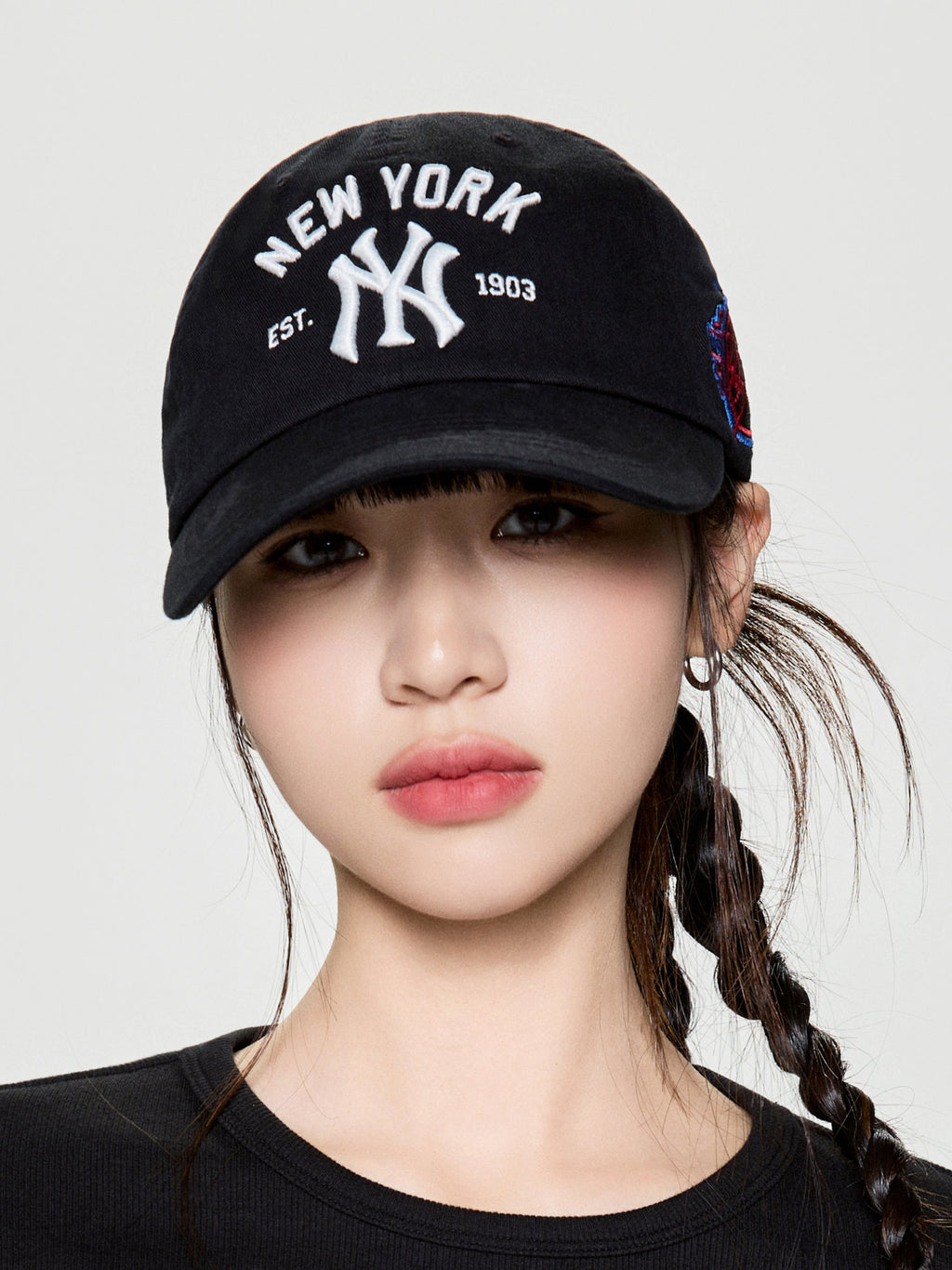 MLB Korea - MLB Cooperstown Patch Unstructured Ball Cap New York Yankees (Black) product image 3 | TRAB K-Fashion Australia