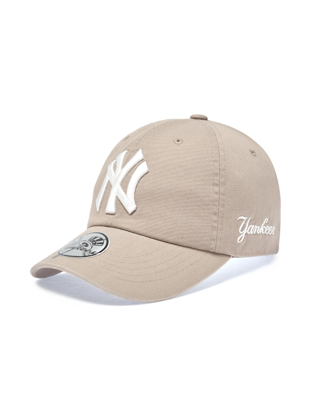 MLB Korea - MLB Signature Unstructured Ball Cap New York Yankees (Beige) product image 2 | TRAB K-Fashion Australia