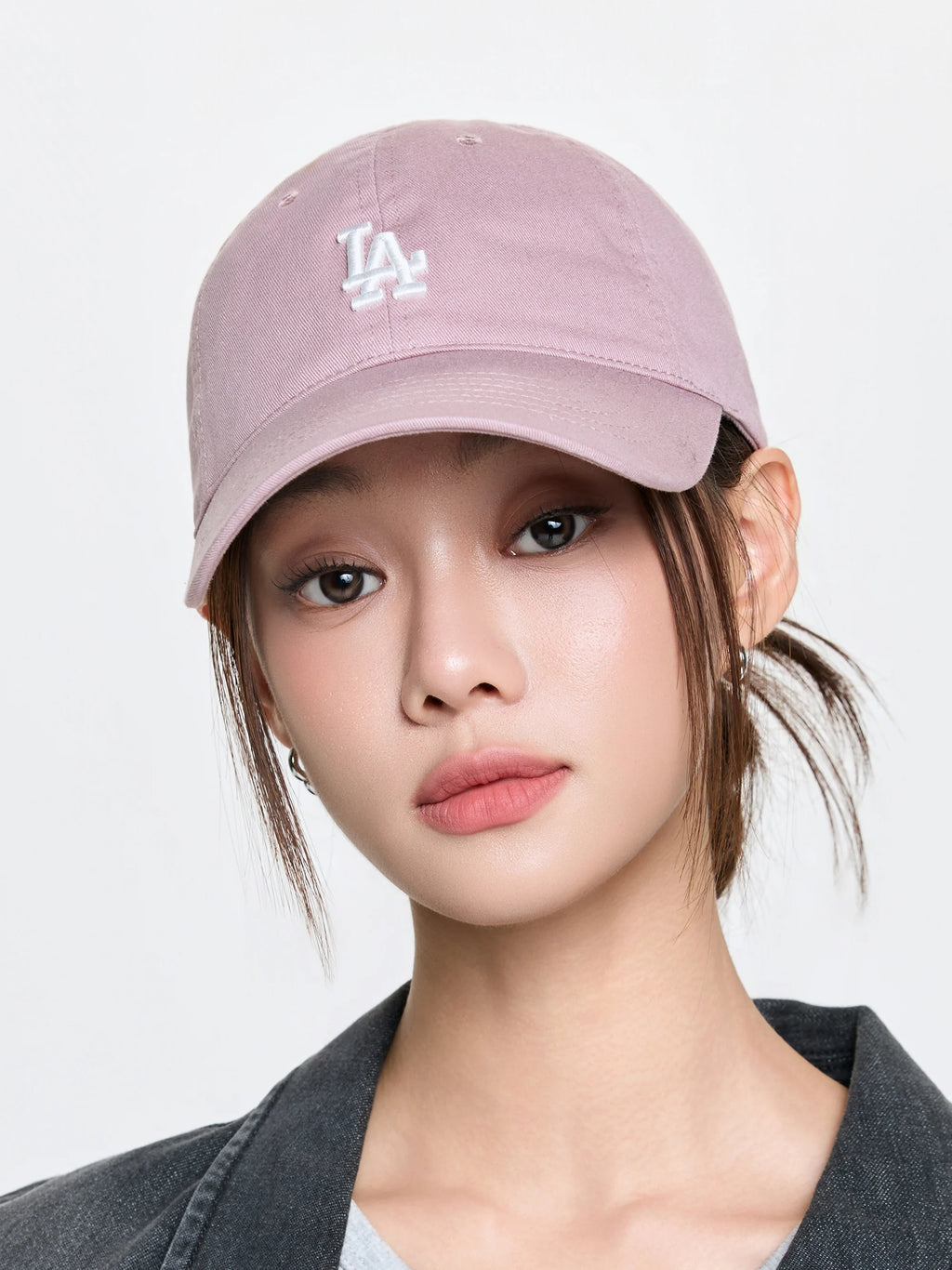 MLB Korea - MLB Rookie Unstructured Ball Cap LA Dodgers (Pink) product image 3 | TRAB K-Fashion Australia