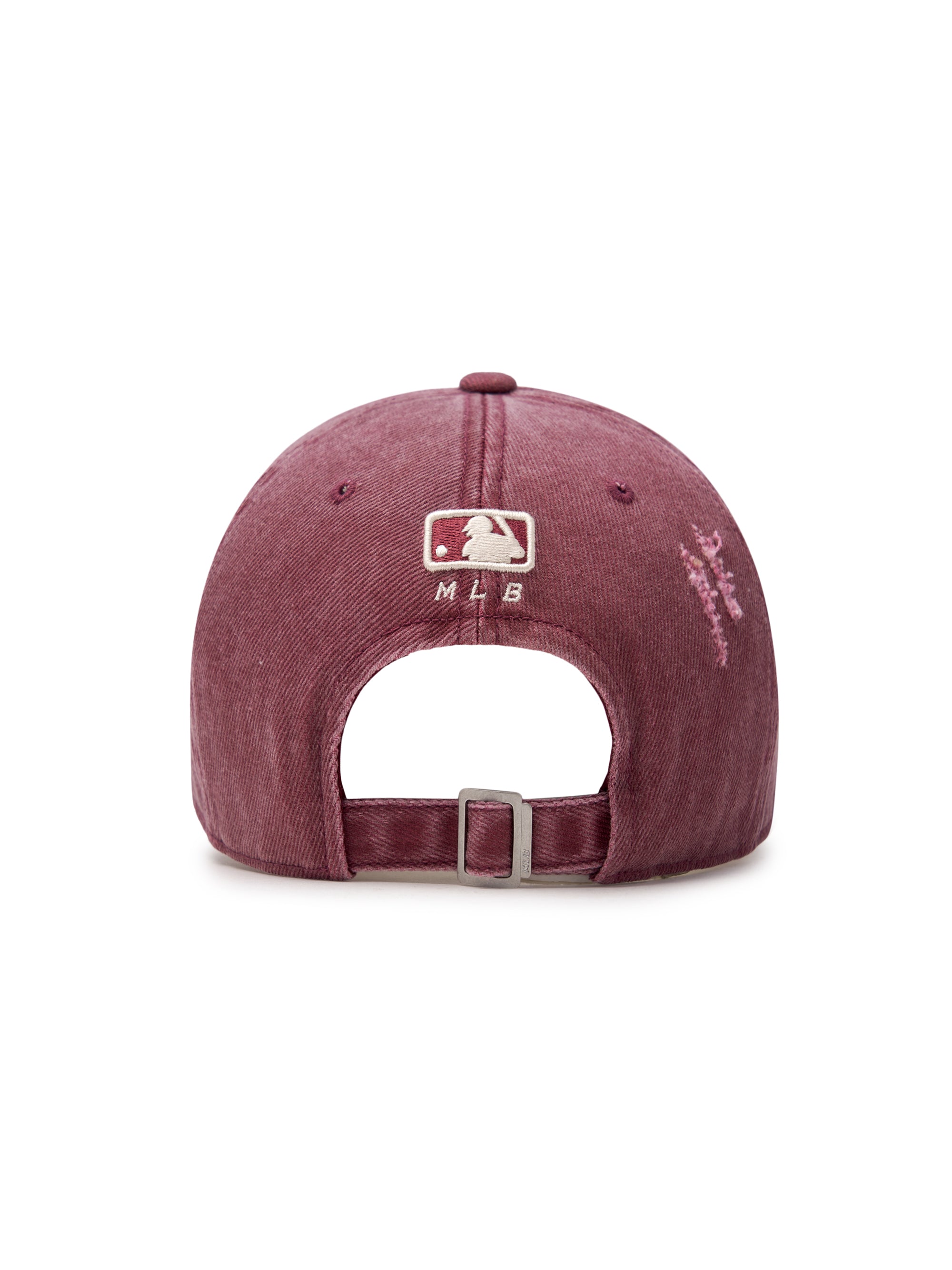 MLB Korea - MLB Damage Washing Unstructured Ball Cap New York Yankees (Wine) product image 5 | TRAB K-Fashion Australia
