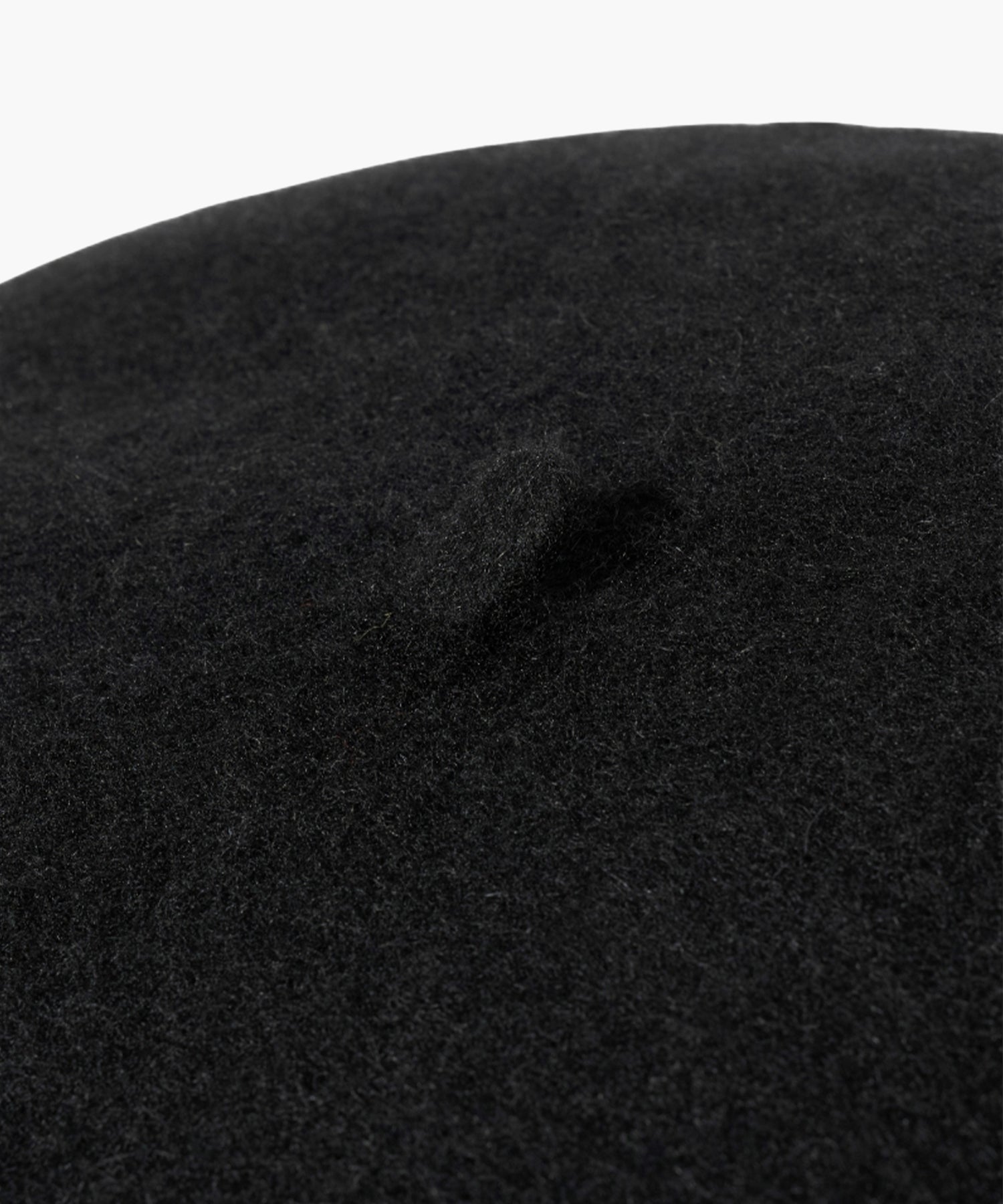Marithe & Francois Girbaud - Circle Logo Embroidery Wool Beret (Black) product image 3 | TRAB K-Fashion Australia