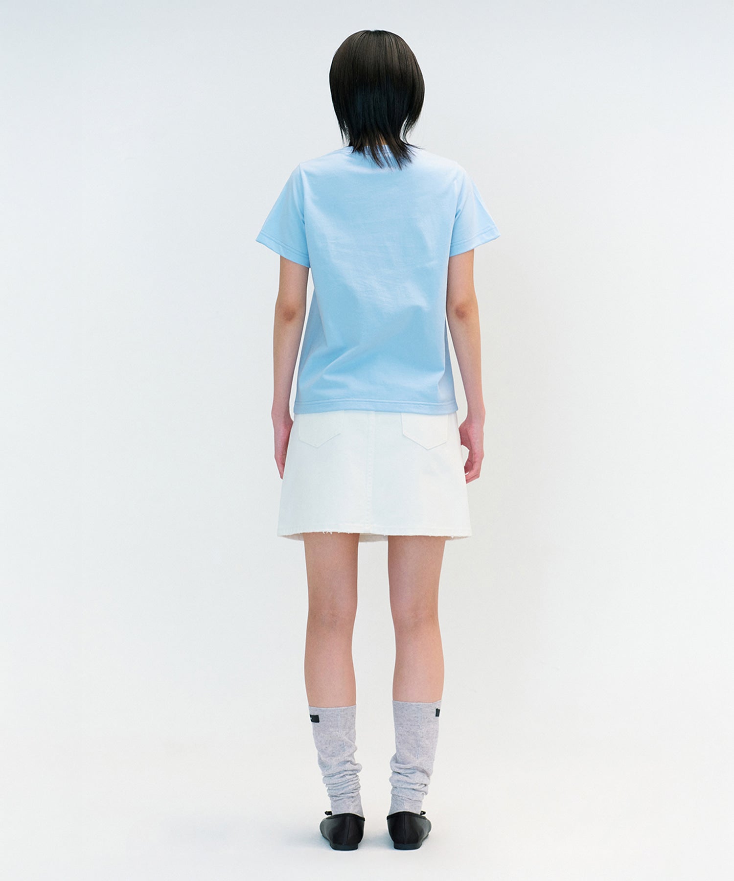 Marithe & Francois Girbaud - Classic Logo Tee (Sky Blue) product image 4 | TRAB K-Fashion Australia