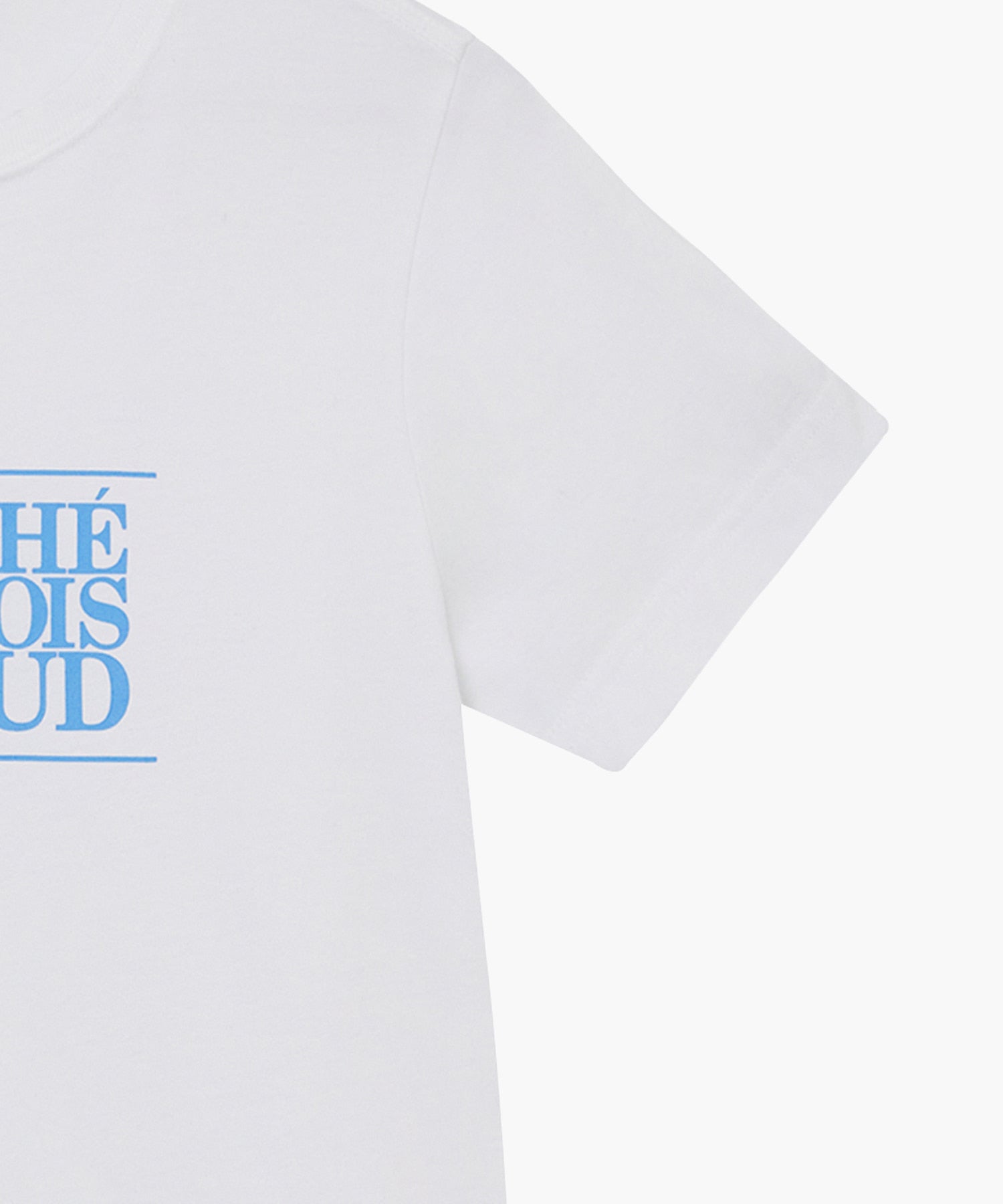 Marithe & Francois Girbaud - Classic Logo Tee (White/Sky Blue) product image 4 | TRAB K-Fashion Australia