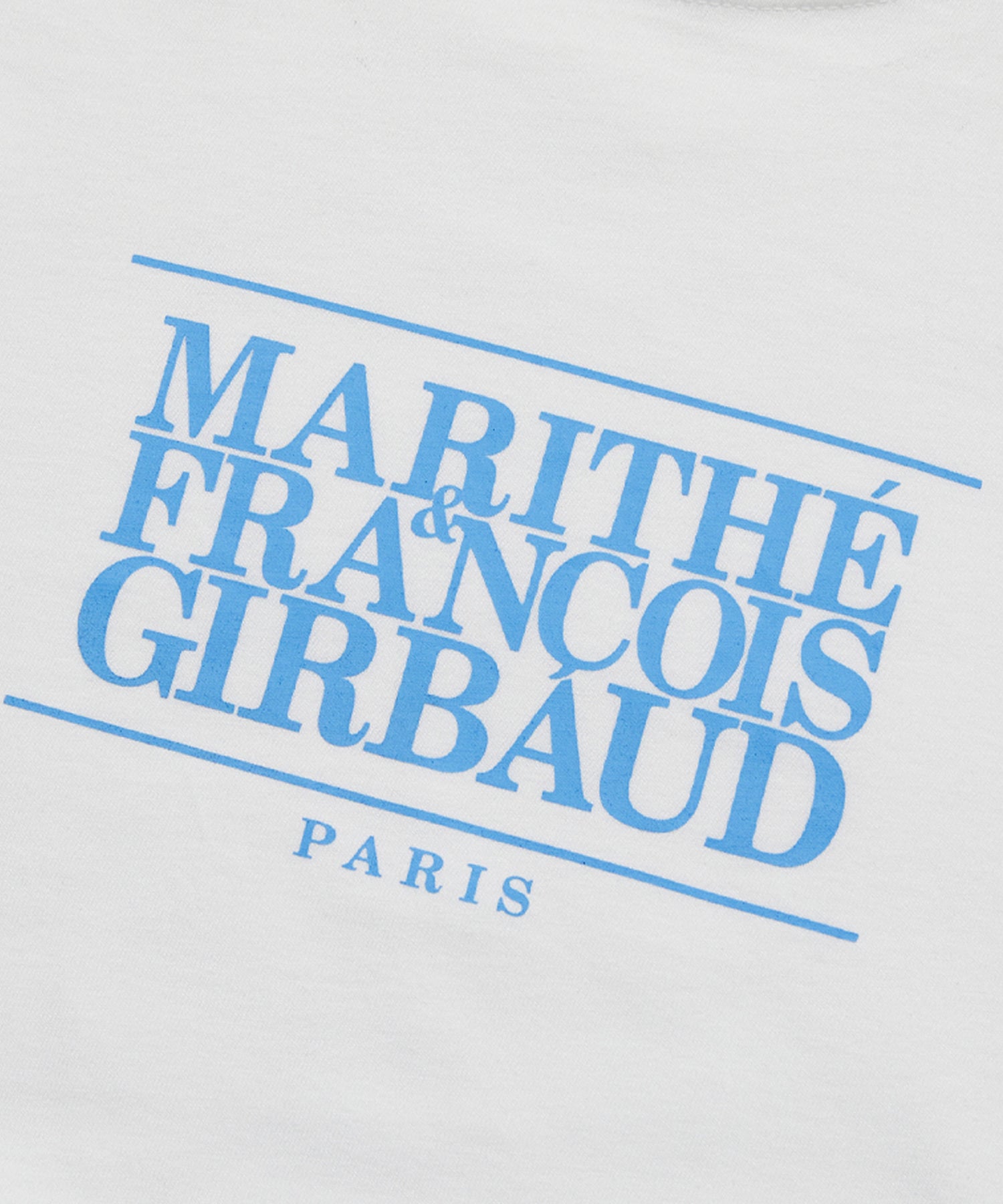Marithe & Francois Girbaud - Classic Logo Tee (White/Sky Blue) product image 5 | TRAB K-Fashion Australia