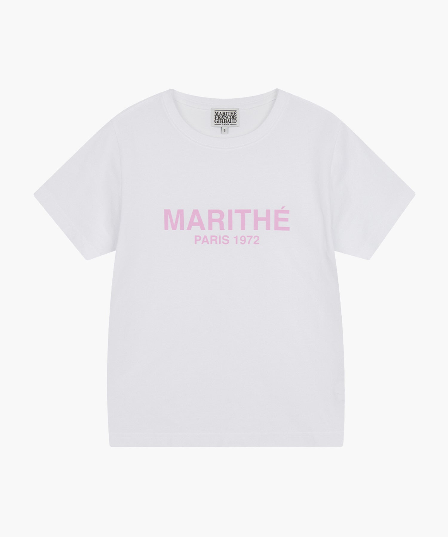 Marithe & Francois Girbaud - Regular Logo Tee (White/Pink) product image 5 | TRAB K-Fashion Australia