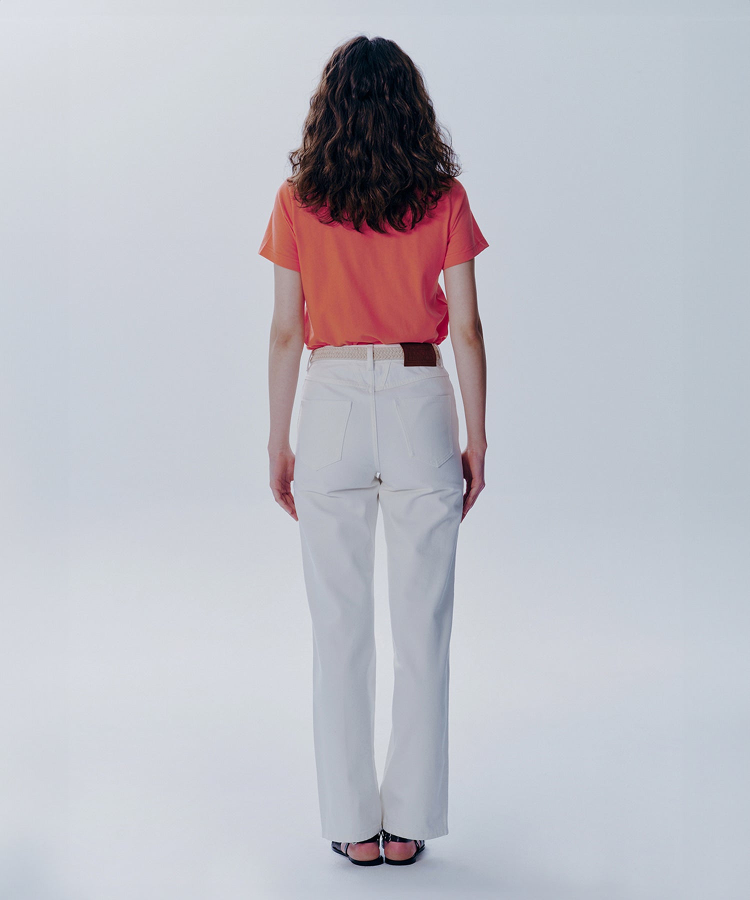 Marithe & Francois Girbaud - Embroidery Logo Tee (Coral Pink) product image 4 | TRAB K-Fashion Australia